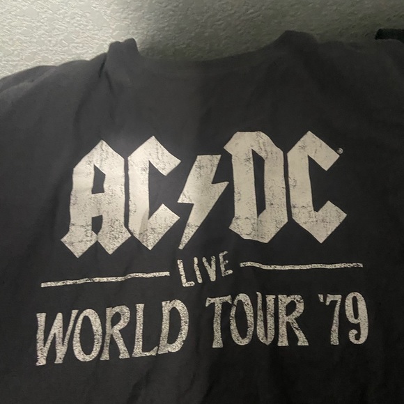 AC/DC | Shirts | Vintage Looking Acdc World Tour T Shirt | Poshmark
